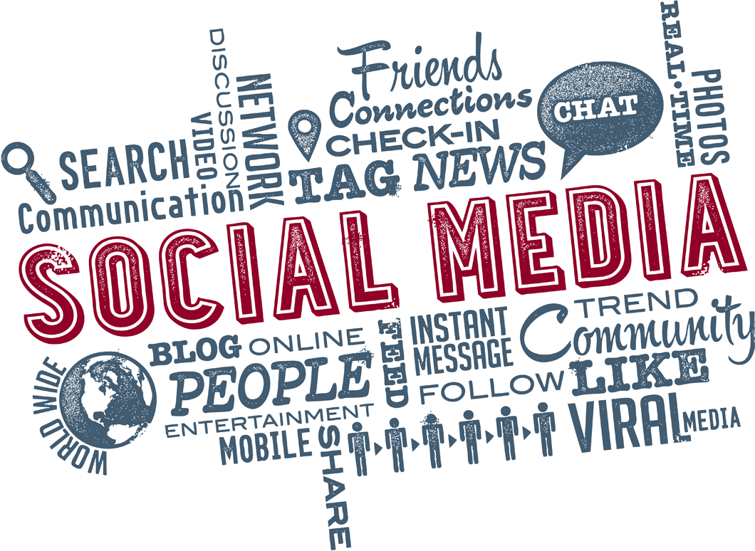 Social Media & Seo Tag Cloud als Teile der Online-Marketing Features